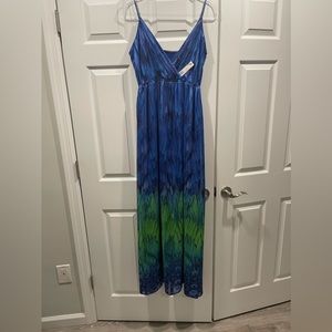 T Tahari Maxi Silky Dress